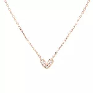 [셀러에이드]실버925 금도금 사랑스러운 하트 펜던트 목걸이 로맨틱 쥬얼리