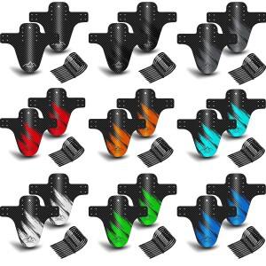 2개대 자전거  마운틴 카본 패턴 머드 가드 전면 후면 휠 초경량 사이클링 MTB 부품