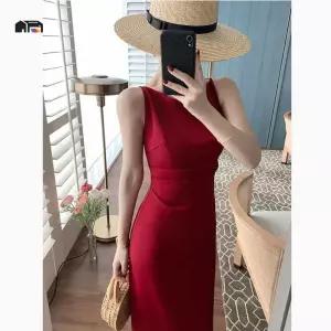 블랙 촬영 연주복 드레스 이브닝 민소매원피스 웨딩 피로연