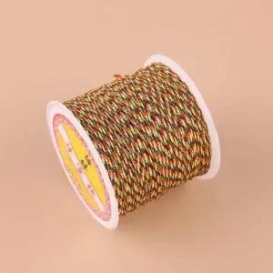 [골드스마일]황금빛 꼬임 오색실 공예 재료 DIY