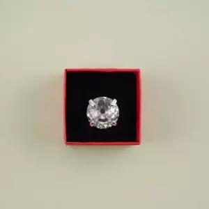 투명 큐빅 반지 반지 다이아몬드 선물 크리스탈 장식품