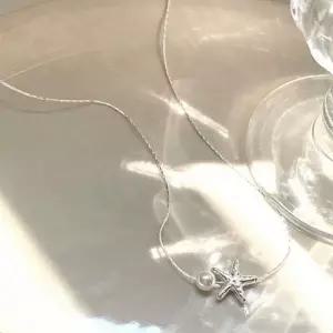 바다 모양 진주 펜던트 목걸이 여성용 해양 스타일 액세서리