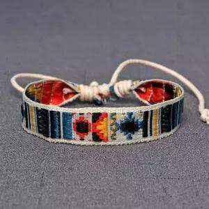 다채로운 보헤미안 감성 팔찌 겸 발찌 조절형 길이 맞춤 액세서리