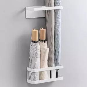 현관문 자석 철제 우산 꽂이 장단 길이 조절 보관함 모던 신발장 걸이 거치대 접이식