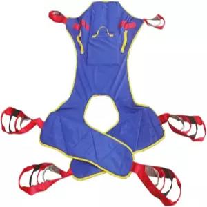 구매하오 유니버설 환자 트 슬링 L사이즈 전신 슬링과 머리 및 등 지지대 패딩 처리된 분할 다리 커모드