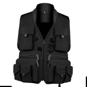 다용도조끼 다용도 멀티 조끼 레저 낚시조끼 등산조끼(블랙)