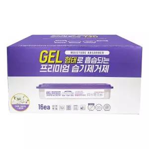 프리미엄 습기제거제 175g x 16ea옷장용 화장실용 주방용 제습제대량 제대용량 고체제 형제 대용량제