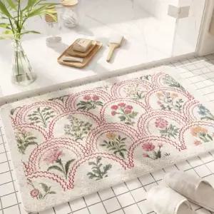 [1+1] 프렌치가든 극세사 발매트 유럽풍 인테리어 논슬립 매트 컬러3종