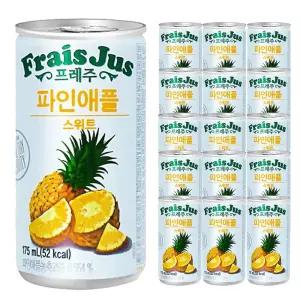 일화 프레주 스위트 파인 175ml x 60캔 (30x2박스)애플스 과일스 착즙스 쥬스 음료 음료수 파인스