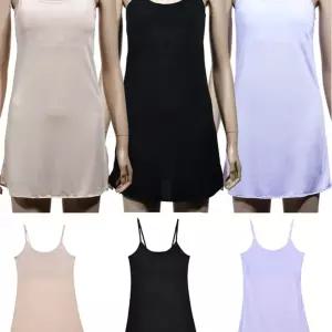 캡내장 끈조절 인견 이너 슬립 원피스여름잠옷 여친선물 여자친구 선물용 신혼여행 결혼 편한 나이트 아내