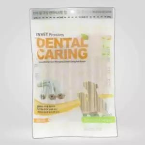 인벳 덴탈케어링 칼슘스틱 강아지간식 120g 강아지구강관리 개껌