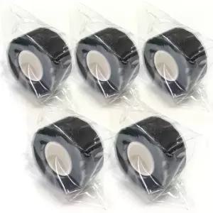 자기융착 실리콘테이프 5롤 25mm x 3M 배관 보수 방수화장실누수 곰팡이방지 방염 수리