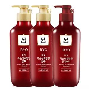 려 함빛 극손상 앤 영양 샴푸 592ml 2개 + 컨디셔너 592ml 1개