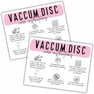 향이 나는 진공 디스크 관리 지침 카드 30pk 4.25x5.5 u201D 카펫 프레시너 스프링클 필터 쉐이크 비즈