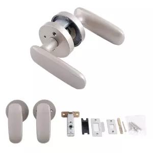 클래식 표준규격 방문손잡이 누름핀잠금교체 교체용 도어레바핸들 레버 방손이