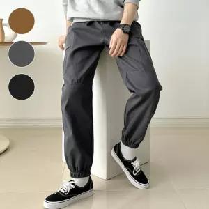 조거팬츠 카고 밴딩 남자 와이드 등산 작업복 바지 남성 면바지 통바지 택티컬 전술 건빵 조커 밴바지