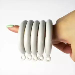 ( )커튼링 소 10EA 아이보리 주방 욕실 커튼봉 압축봉 링 커텐링