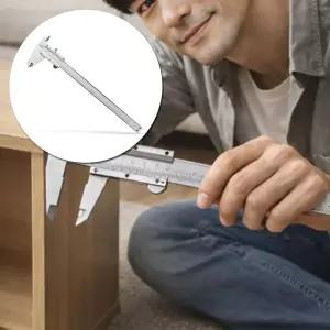 N6759 스테인리스 버니어 캘리퍼스 150mm 정밀 측정200MM 측정기 공업용 기계 아날로그 공구 길이기 금속기