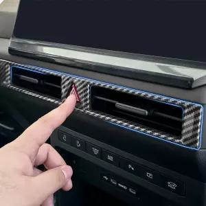 PV5 악세사리 센터페시아 송풍구 커버 몰딩 유광 카본포인트 자동차필수용품 차량 튜닝 기스방지 스크래치