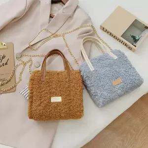 양털 토트백 만들기 네트짜임 코바늘 가방 망스티치