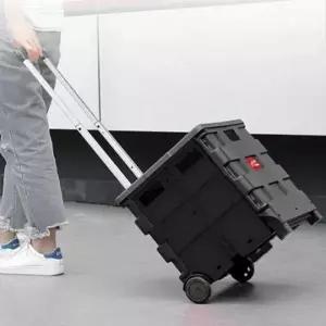 접이식 쇼핑카트 장보기 바구니 핸드카 시장용 손수레 카트