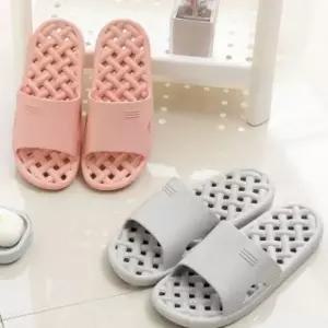 단색 물빠짐 슬리퍼 커플 미끄럼방지 욕실화