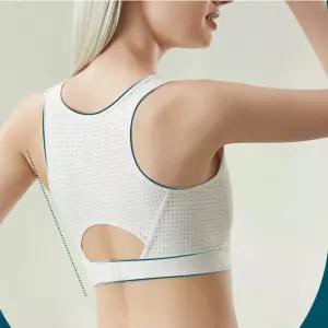 트루리즈 라텍스 메쉬 스포츠 브라 탑 런닝 주니어 빅렛 매쉬 여성 노와이어