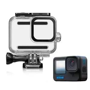 [셀러에이드]촬영보호 기기커버 수중하우징 액션캠장비 투명외장케이스