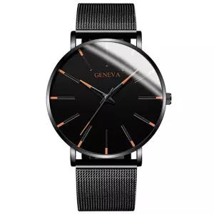 수능 무소음 시험 학생 제네바 신사용 아날로그 메탈 바늘 패션 손목 시계 초시계 남성 남자 비즈니스 여성