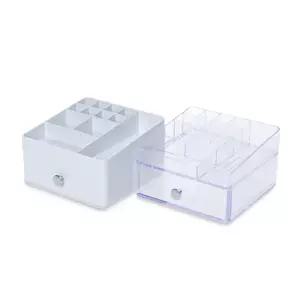 리템 코스메틱 데스크 오거나이저 1단펜슬홀더 책상정함 보관함 수납함 메모꽂이 틱오거나이저 화장품오거