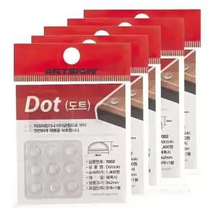 ( )책상 식탁 테이블 미끄럼방지 유리 받침 패드 5P 범퍼 안전 고정 받침대