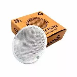 [콩심팥심]빈스업 스텐 원형 라운드 반영구 커피 필터 58mm 1매