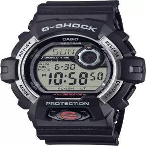 카시오 G-Shock G8900S-1 시계 충격 저항 200M 방수 LED 백라이트 스톱워치 카운트다운 타이머 세계 시간