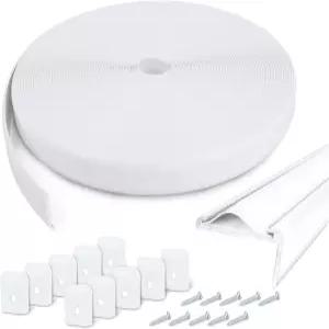 평평한 금속 끝 캡이 있는 1인치 RV 트림 몰딩 인서트 나사 커버 비닐 코너 풍화 제거 루프 배수구