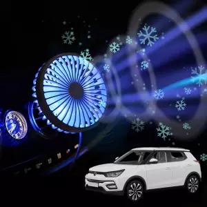 티볼리아머 차량용 송풍구 호환 선풍기 시즌3자동팬 카풍기 트럭 화물 용선 카팬 자동용 차선 서큘레이터