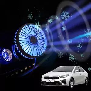 올뉴K3 차량용 송풍구 호환 선풍기 시즌3용서큘레이터 카팬 용선풍기 무드등 각도조절 구용 구선풍기 용써