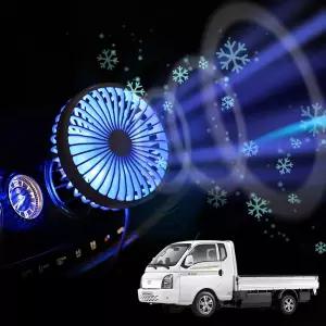 포터EV 차량용 송풍구 호환 선풍기 시즌3구 구형 USB포트 미니 휴대용 용선풍기 자동차 용에어서큘레이터 L