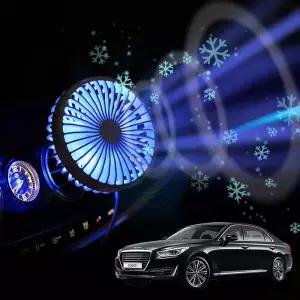 EQ900 차량용 송풍구 호환 선풍기 시즌3용 쿨링팬 무드등 각도조절 숭거치 시원한 미니 작은 용써큘레이터