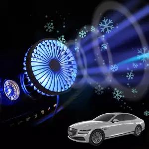 G80 차량용 송풍구 호환 선풍기 시즌3용 쿨링팬 무드등 각도조절 숭거치 시원한 미니 작은 용써큘레이터 용