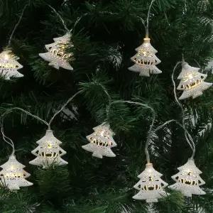 Jdt 10구 USB LED 트리 전구 크리스마스 줄조명캠핑 장식 별조명 가랜드 감성