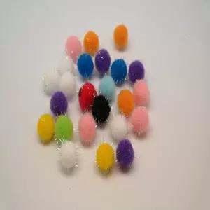 반짝이뿅뿅이(15mm 1000입) 만들기 꾸미기재료 폰이유아동놀이 꾸미기 공예소품 미술 준비물 유치원꾸미기