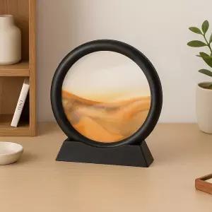 힐링 아이템 인테리어 샌드 아트 모래 액자 시계 움직이는 슬로우 움직이는멍 그림 오브제