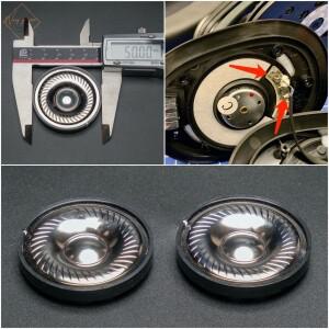 Logitech G Pro X 헤드셋용 50mm 티타늄 다이어프램 헤드폰 스피커 드라이버