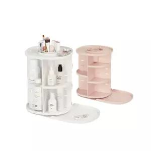리템 회전형 화장품 거치대보관함 케이스 화장품함 화장품통 메이크업정함 정함 수납함