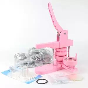 핀뱃지 만들기 프레스 원형핀 기계 버클 메탈 뺏지 뱃지제작기계 수동