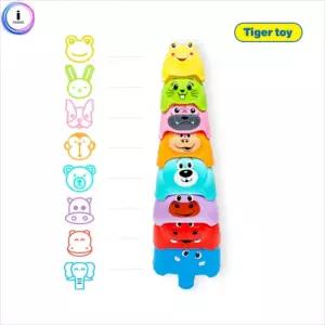 h05 코끼리 컵쌓기어린이교구 쌓기 동물쌓기 쌓기놀이 장난감쌓기