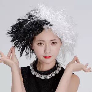 야누스 가발 파티 이벤트 공연 행사 분장엽기 할로윈소품 의상 변신용품 연극 스티커사진 변장