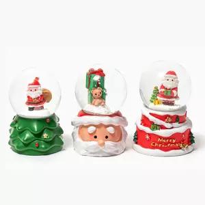 크리스마스 미니 스노우볼 워터볼 단품 (산타3종)인테리어소 장식소 집들이선물 개업 조각 소품 성탄절
