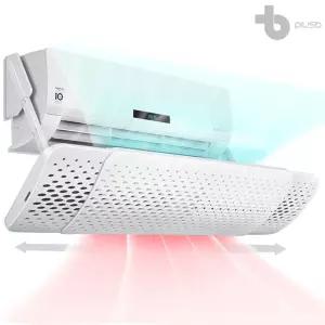 간편걸이식 벽걸이 에어컨 바람막이디플렉터 에어콘 에어 가드 걸막이 가림막 직풍방지 조절 길이 소품 분