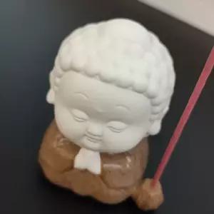 합장 동자승 인센스홀더 향꽂이인 인콘 받침 받침대 장식 소품 인스틱 인테리어 캔들 불교 불교신자선물